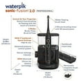 thumbnail image 3 of Waterpik Sonic-Fusion 2.0 Professional Flossing, Electric Toothbrush - Black-, 3 of 11
