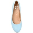 thumbnail image 5 of Journee Womens Saar Comfort Insole Round Toe Block Heel Pumps, Widths Available, 5 of 10