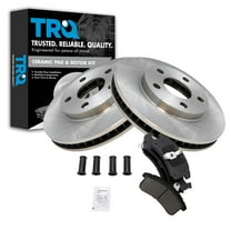 TRQ Front Brake Pad & Rotor Kit Brake Pads Brake Rotor Ceramic Fits Select 1996-1999 Buick LeSabre 1998-1999 Oldsmobile 88 Pontiac Bonneville