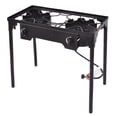 thumbnail image 5 of Patiojoy Cuisinière au Gaz Propane à Double Brûleur pour l'Extérieur, Gril BBQ Portable, 5 of 5
