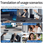 Real-time two-way voice translation in 149 languages, supports offline mode and photo translation, AI translator for foreign languages