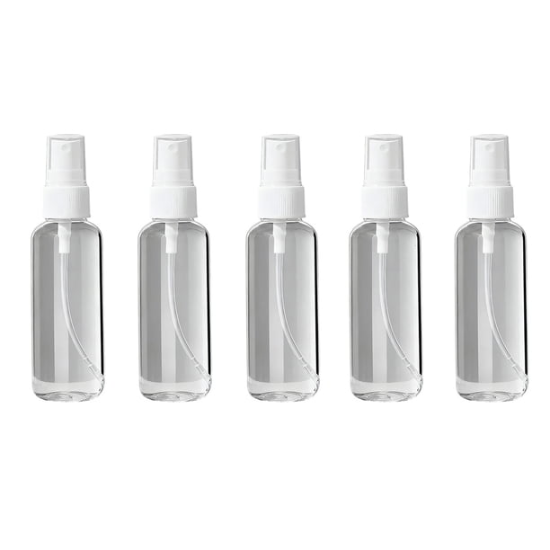 Juego de botellas rociadoras de niebla fina de 30/50/100 ml, minibotella vacía a prueba de fugas, portátil, transparente, recargable