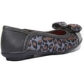 thumbnail image 3 of Ruby Shoo Amber Women's Supersoft Flat Ballerina With Bow In Grey Size 5, 3 of 6
