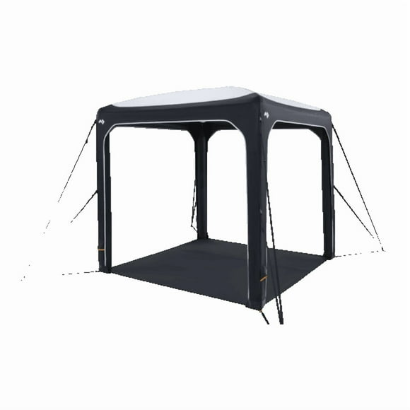 Dometic Outdoor Division Auvent Portatif 9120001968 HUB 2 REDUX; Cadre Gonflable/technologie de Cadre d'Air; Pare-Vue REDUX en Polyester Tissé avec Fil de Bouteille en Plastique Recyclé; Charbon