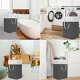 thumbnail image 5 of Miogawg Laundry Basket, Freestanding Waterproof Laundry Hamper, Collapsible Tall Clothes Hamper With Easy Carry Handles For Laundry, Bedroom, Dorm, Clothes, Towels, 5 of 6