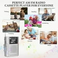 SEMIER Portable Cassette Player Recorder AM FM Radio Stereo Compact