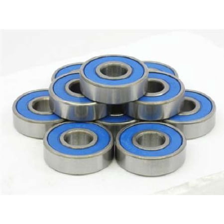 10 Sealed Bearing R168-2RS 1/4 x3/8 x1/8  inch Miniature