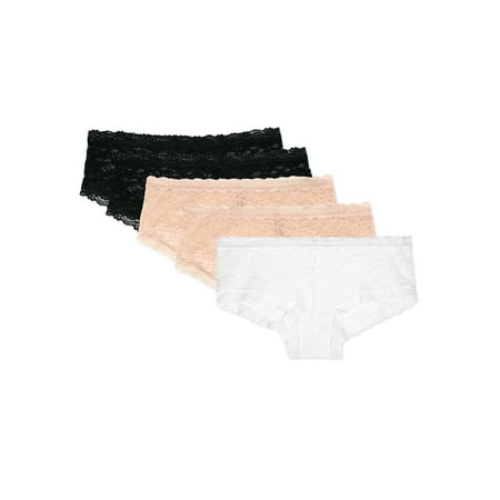

Smart & Sexy Women s Favorite Lace Boyshort Panty 5-Pack Style - SA958