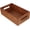 Light Brown, variant on Solid Wood Storage Box with Handles 9.8"x5.9"x3.1" Multi-Use Desktop Organizer for Tools Office Supplies and Small Items