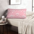 thumbnail image 5 of Plush Throw Pillow Covers, Cartoon Cute Pig Face Pink Pillow Cases with Invisible Zipper, Breathable Microfiber Pillow Cases Standard Size for Sleeping Bedroom Sofa Living Room 20x30, 5 of 5