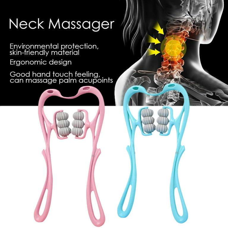 Neck Massager Roller Colorful Plastic Shoulder Trigger Point Therapy  Relaxation