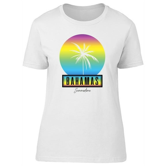 Bahamas Tropical Summertime T-Shirt Women -Image by Shutterstock, Female Small