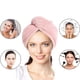 thumbnail image 2 of Toalla de microfibra para el cabello, envoltura absorbente de secado rápido para todo tipo de cabello, cuidado suave y delicado para tus mechones, paquete de 2 prácticos juegos para un secado sin, 2 of 5