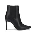 thumbnail image 2 of INC Womens Black Cushioned Goring Katalina Pointy Toe Stiletto Zip-Up Dress Booties 10.5 M, 2 of 3