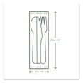thumbnail image 6 of Cutlery Kits, Fork/Knife/Spoon/Napkin, White, 250/Carton | Bundle of 2 Cartons, 6 of 6