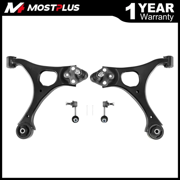 MOSTPLUS Set Front Lower Control Arms w/ Ball Joints for 2006-2011 Honda Civic Acura CSX