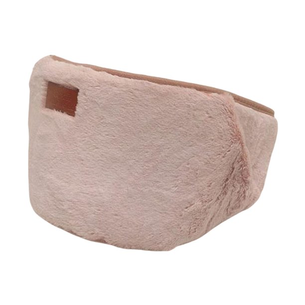 Cinturón de cintura cálido Felpa Clima frío Cómodo Invierno Multifunción Cintura suave Transpirable Envoltura de cintura para niña en casa Piernas de Marrón Colco Pretina