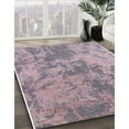 thumbnail image 2 of Ahgly Company Indoor Square Mid-Century Modern Pastel Violet Purple Oriental Area Rugs, 8' Square, 2 of 6