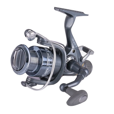 Strong Carp Front Rear Double Brake Fishing Reel 5.1:1 Gear Ratio Smooth Sea Fishing Tools for Saltwater FR40 1 x Fishing Reel Gray