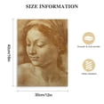 thumbnail image 2 of Nawypu  Framed Canvas Print Wall Art Study of Woman by Sandro Botticelli Renaissance History Illustrations Fine Art Folk Art Traditional Vintage for Living Room, Bedroom, Office, 2 of 5