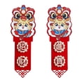 thumbnail image 5 of HILABEE Chinese New Year Couplets Spring Festivals Chunlian Housewarming Gift, Door Sign Window Sticker Decals for Wall Holiday Party C, 5 of 8