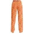 thumbnail image 6 of Garbnen Pajama Pants Halloween Pumpkins Print Women's Lounge Pants Soft Cute Elastic Waist Fall Winter Wide Leg Sleep Pants for Women XXL, 6 of 7