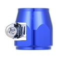 thumbnail image 6 of Unique Bargains AN8 Hex Car Universal Hose Finisher Flexible Rubber Pipe Clamp for Oil Fuel Water Tube Blue, 6 of 6