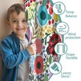 thumbnail image 3 of Blackout Kids Curtains,Pioneer Flower Floral Print Pattern Childrens Insulated Curtains Set Of 2,Bedroom Essentials,Toddler Room Decor 42"x54", 3 of 5