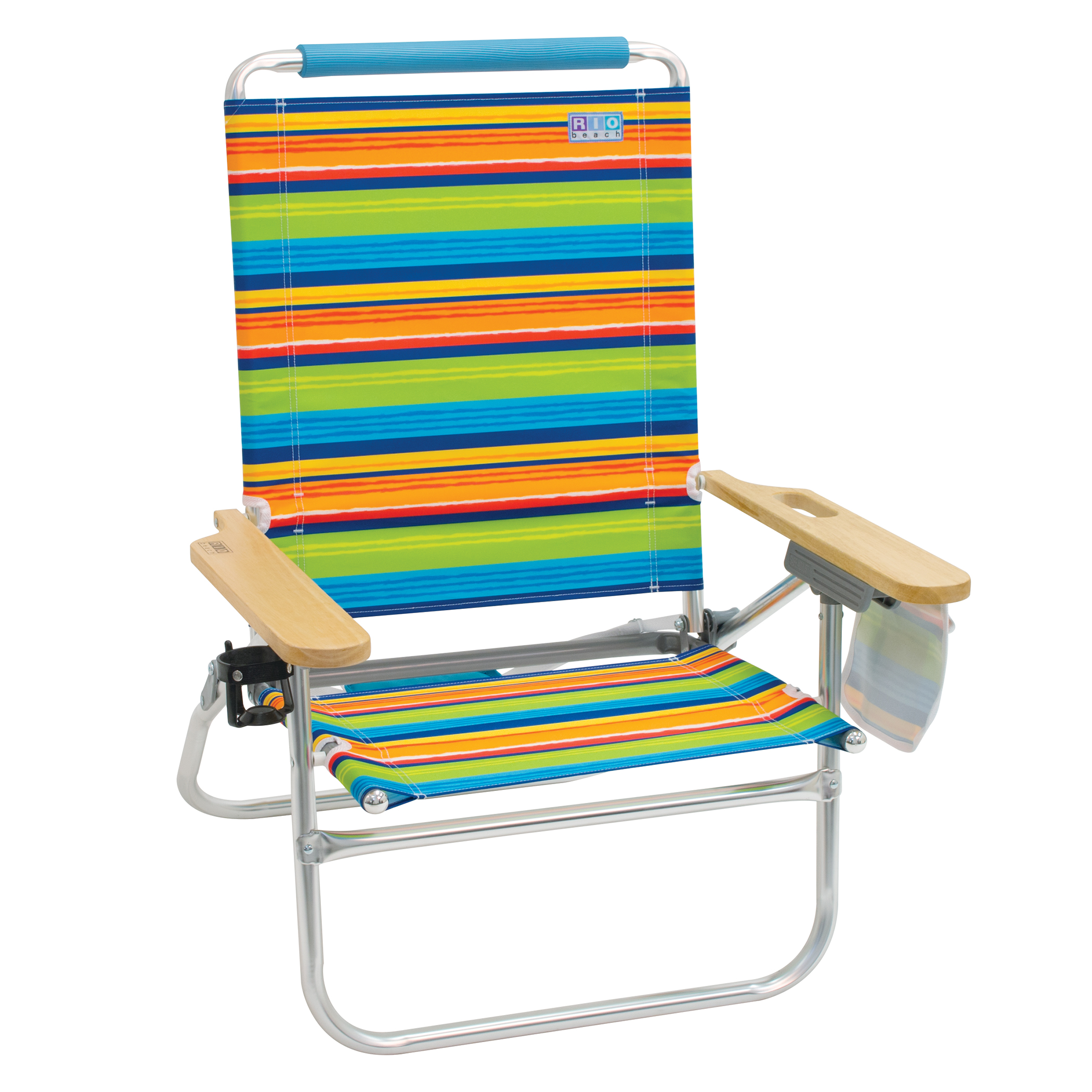 Rio Beach Easy In Out Beach Chair Stripe Outdoor Lounge Chair Walmart Com Walmart Com