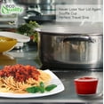 thumbnail image 6 of EcoQuality 4 Oz Leak Proof Portion Cups with Lids - Plastic Condiment Souffle Containers with Attached Hinged Lid - Perfect for Sauce Cup, Sample Cup, Jello Shot Cups with Lids, Food Storage (250), 6 of 7