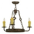 thumbnail image 5 of Meyda Tiffany 145594 Elvita 3 Light 24" Wide Taper Candle Ring Chandelier, 5 of 7