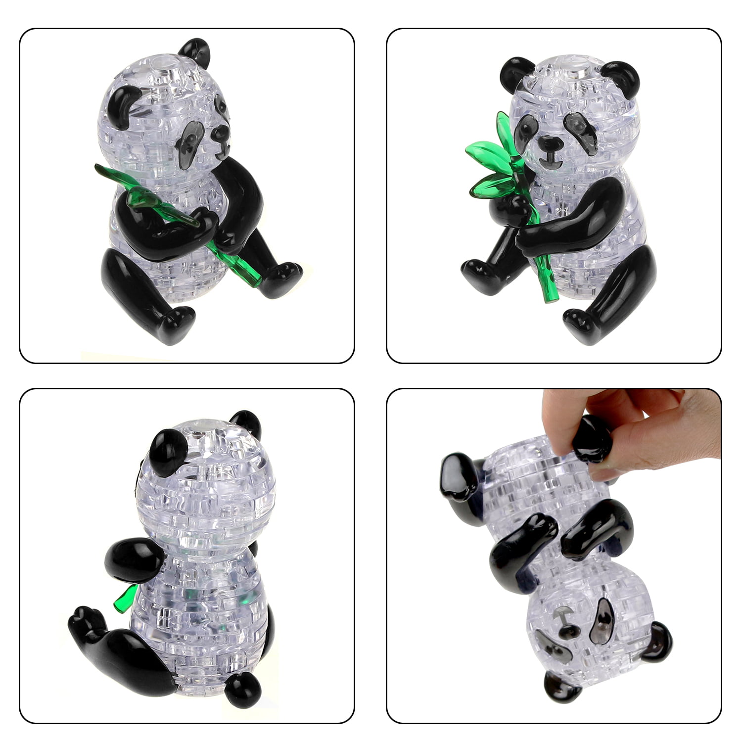  KouRy 3D Crystal Puzzle, Panda Model Gadget Blocks Building Toy  Ideal Gift : Toys & Games