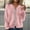 Pink, variant on Fartey Women's Zip Up Cardigan Sweater Knit Cable Long Sleeve Jackets Soft Comfy Crewneck Casual Cardigans Fashion Simple Solid Color Coat Khaki 2XL