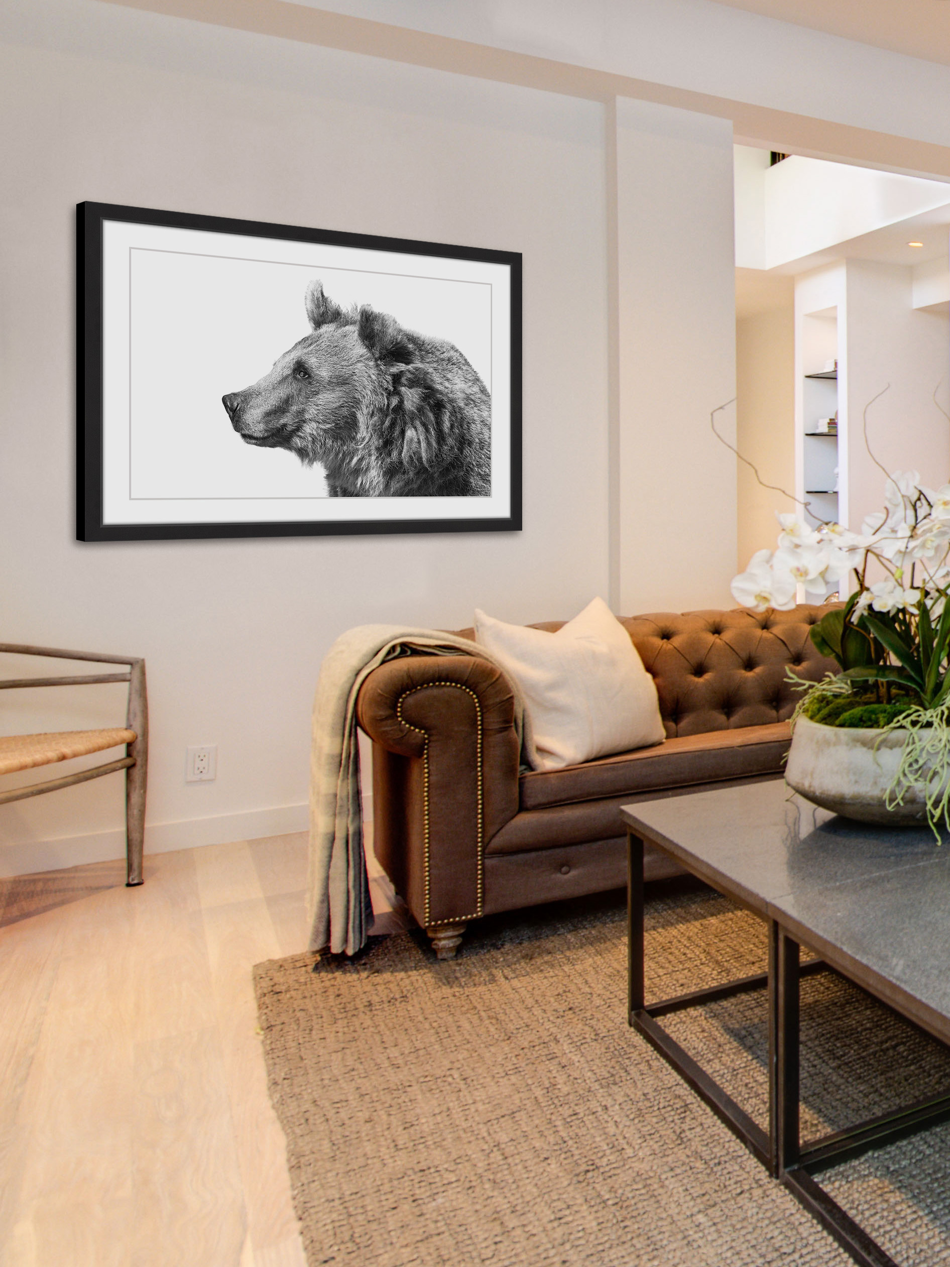 "Calm Observance" Framed Painting Print