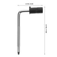 thumbnail image 2 of KAKOWELY Cowbell Mounting Arm Electronic Drum Rack Accessory Plastic 1Set for Professional Drummers, 2 of 8