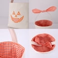thumbnail image 4 of Sahpxhe Halloween Basket Handheld Bow Embroidered Candy Bag Gift Bags,Pumpkin Ghost Bucket Tote for Trick-Or-Treat,Party Decor and Storage,12.2x6.50in Orange-B, 4 of 6