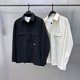 thumbnail image 2 of 2024 otoño nueva ropa de trabajo suelta casual ropa exterior camisa chaqueta para hombre, 2 of 4