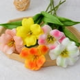 thumbnail image 4 of Guiexla Artificial Opening Tulip with Stem Realistic Colorful Fake Flower Home Office Table Centerpiece Faux Flower Branch Floral Arrangement Decoration, 4 of 8