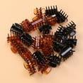 thumbnail image 6 of Raindrops 2Pcs Small Plastics Hair Claw Clip for Girls Mini Bright Black and Bright Brown 1.1In Styling Accessories, 6 of 8