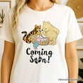 thumbnail image 2 of Pregnancy Announcement With Pooh & Tiger T-Shirt, Coming Soon Tee for Expecting Moms, 2 of 6