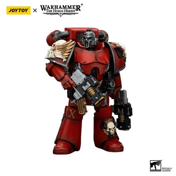 JOYTOY Warhammer The Horus Heresy 1/18 Action Figure Blood Angels Angel's Tears Squad Erelim with Volkite Serpentas Model