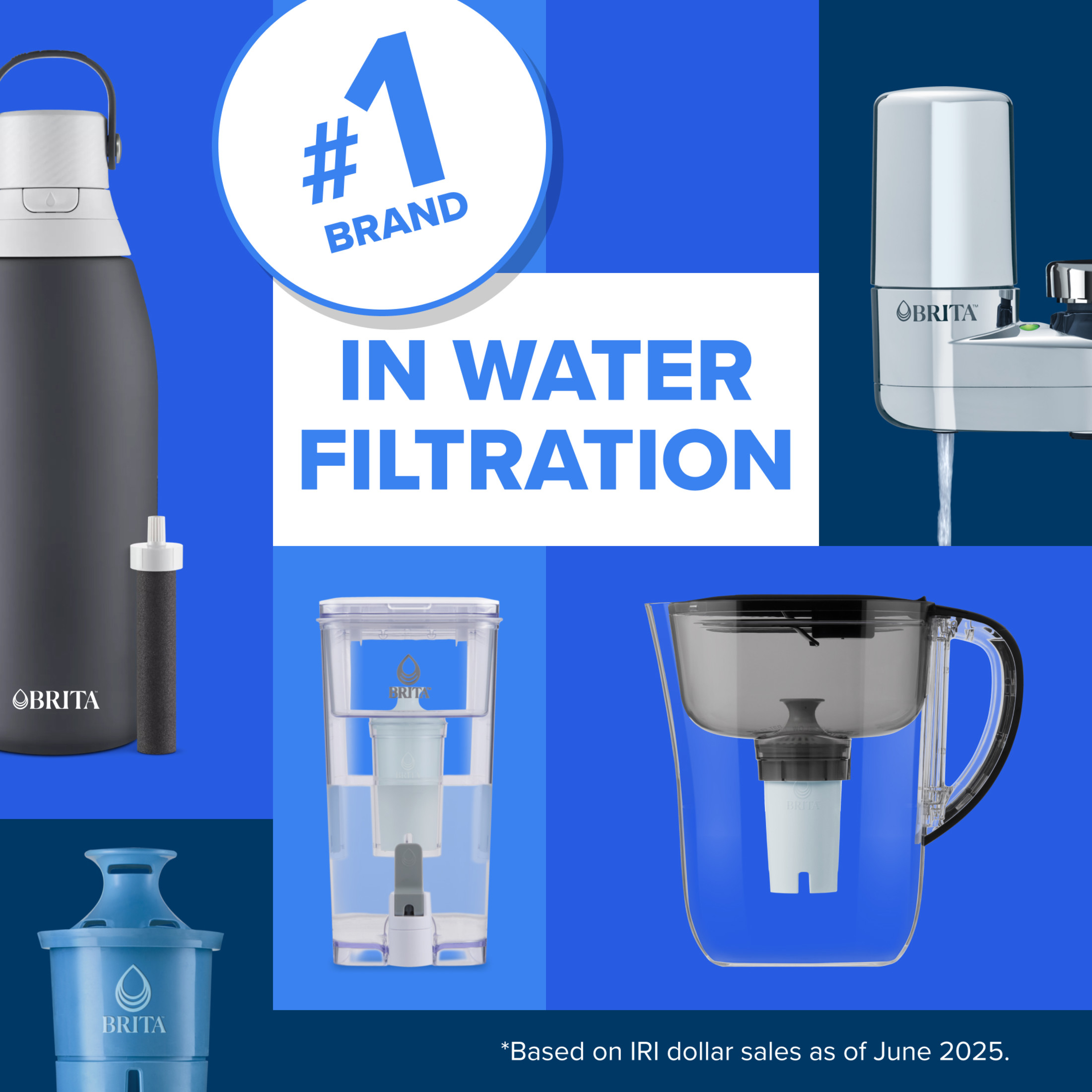 Brita Elite 6-Cup Water Filtration Pitcher, White photo 8