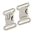 thumbnail image 3 of 2x2 Piezas de Metal, Hebilla de Liberación Lateral, de Cordón, Collar para Mascotas, Plata, 3,5x2,0 Cm, 3 of 10