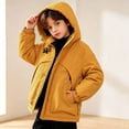 thumbnail image 6 of LangJing Boys Puffer Hooded Jacket Insulated Outdoor Winter Coat Youth Kids Windproof Warm Zip Up Outerwear, 5-15Years, 6 of 7