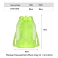 thumbnail image 4 of Extra-Large Sand-Resistant Beach Backpack, Mesh Drawstring Pool Toy Storage Bag for Kids, Shell Collecting and Travel Bag for Fitness and Outdoor, 1Pc, 4 of 12