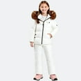 thumbnail image 2 of Hellosay Snow Suits for Kids Boys Girls Waterproof Windproof 2 Piece Ski Suits Pant and Jacket Snowsuit Winter Outdoor Overalls 1-6T, 2 of 4