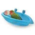 thumbnail image 3 of Bañera multifuncional para pájaros Billuyoard Construcción duradera de plástico Azul, 3 of 6