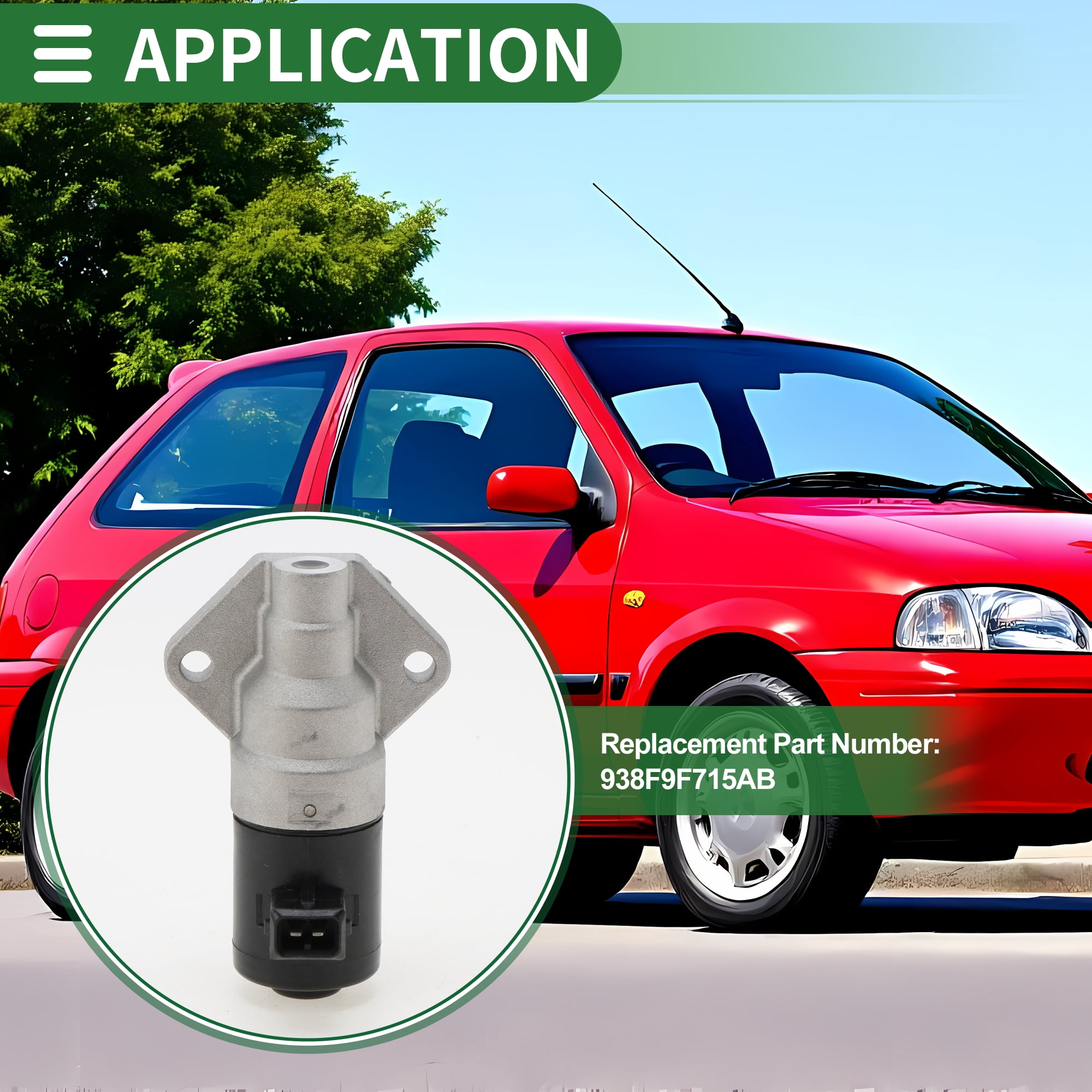 Unique Bargains Car Idle Air Control Valve for Ford Fiesta 1995-2002 Replace No.938F9F715AB IACV Idle Motor Idle Air Control Valve for Stable Engine Operation