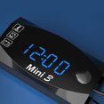 thumbnail image 3 of Reloj Electrónico De Motocicleta Reloj electrónico de motocicleta de 12 V Pantalla digital 3 en 1 a prueba de polvo (azul) Likrtyny  Accesorios para autos y motos, 3 of 9
