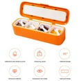 thumbnail image 5 of Food Storage Bags Seasoning Box Set 4 Piece Seasoning Containers Container Box With Lids And Spoon Sugar Storage Container Set Condiment Jars For Sugar,Orange Kitchen Food Storage, 5 of 8